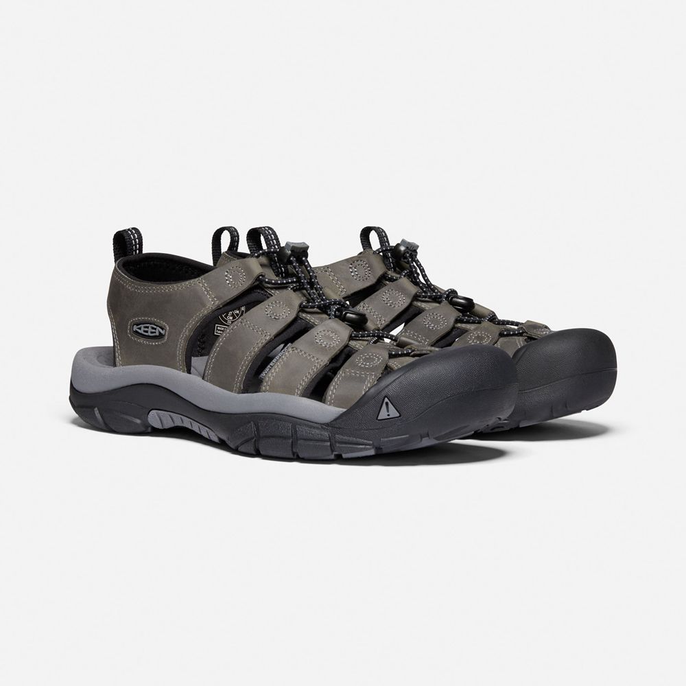 Sandalias Trekking Keen Mexico Grises Oscuro - Hombre Newport - GS8437159